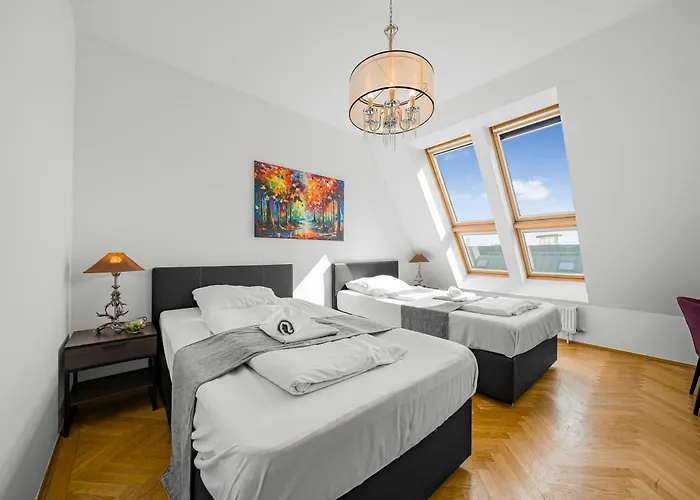 Апартаменты Center Penthouse, 3 Bedrooms, 30qm Rooftop, Ac